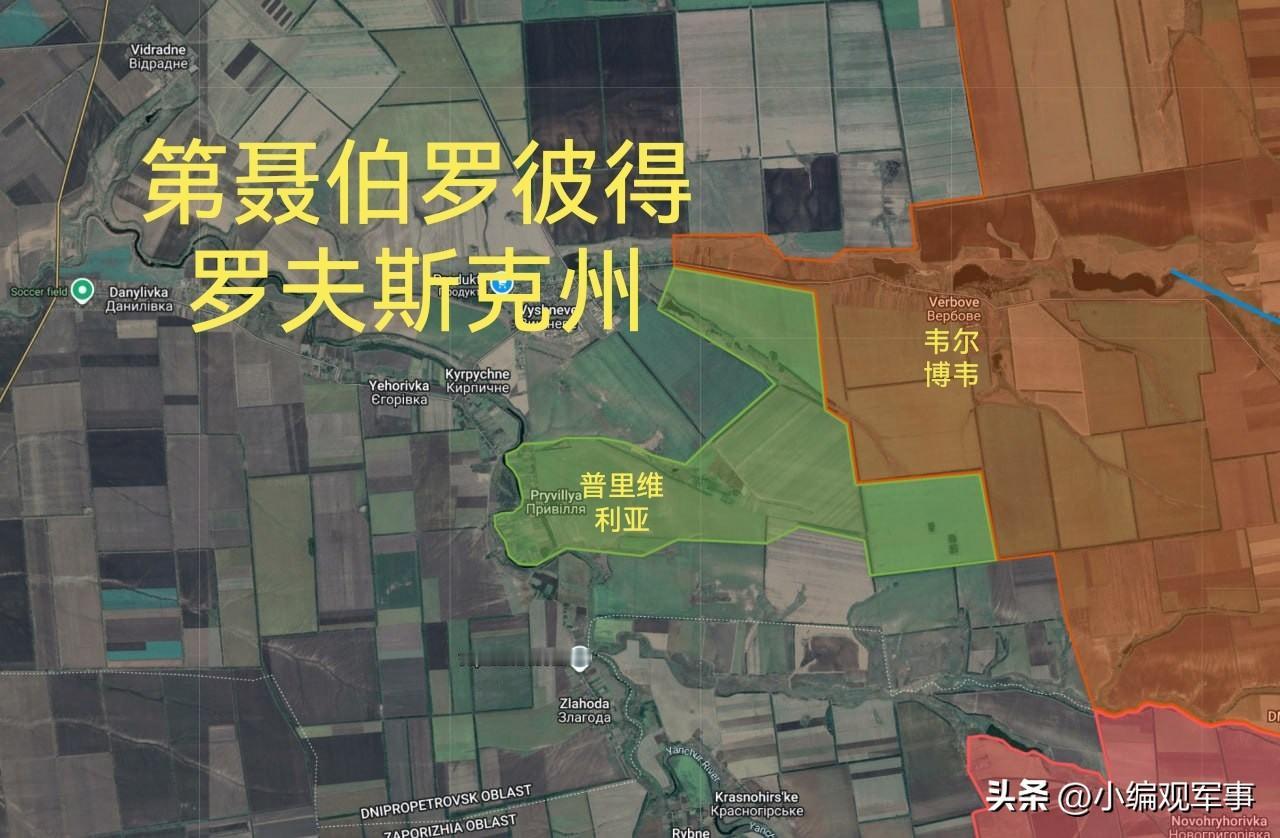 10月17日K哥更新俄乌战报：

图一：俄军已占领了第聂伯罗彼得罗夫斯克州的普里