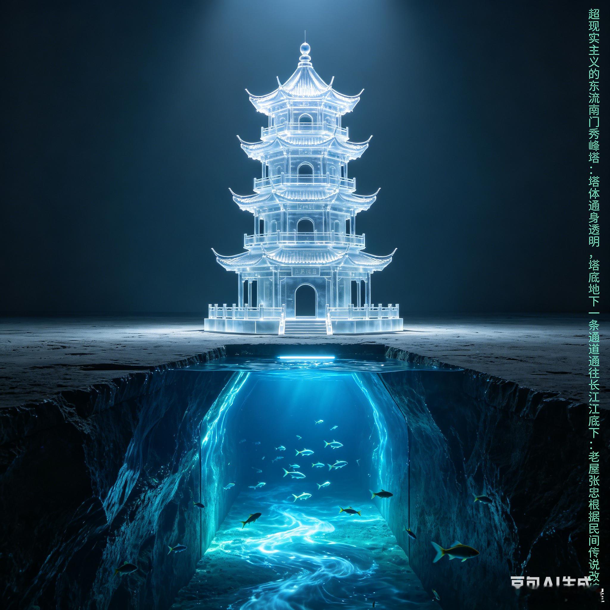 超现实主义的东流双塔艺术老屋张忠首创超现实主义艺术作品——南门1-4号/北门1-