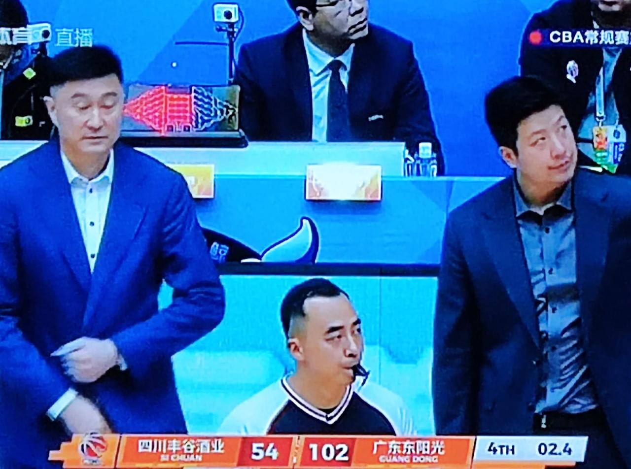 四川54-102广东。
面对CBA这样的弱队，就是最好的练兵，锻炼新人，磨合阵容