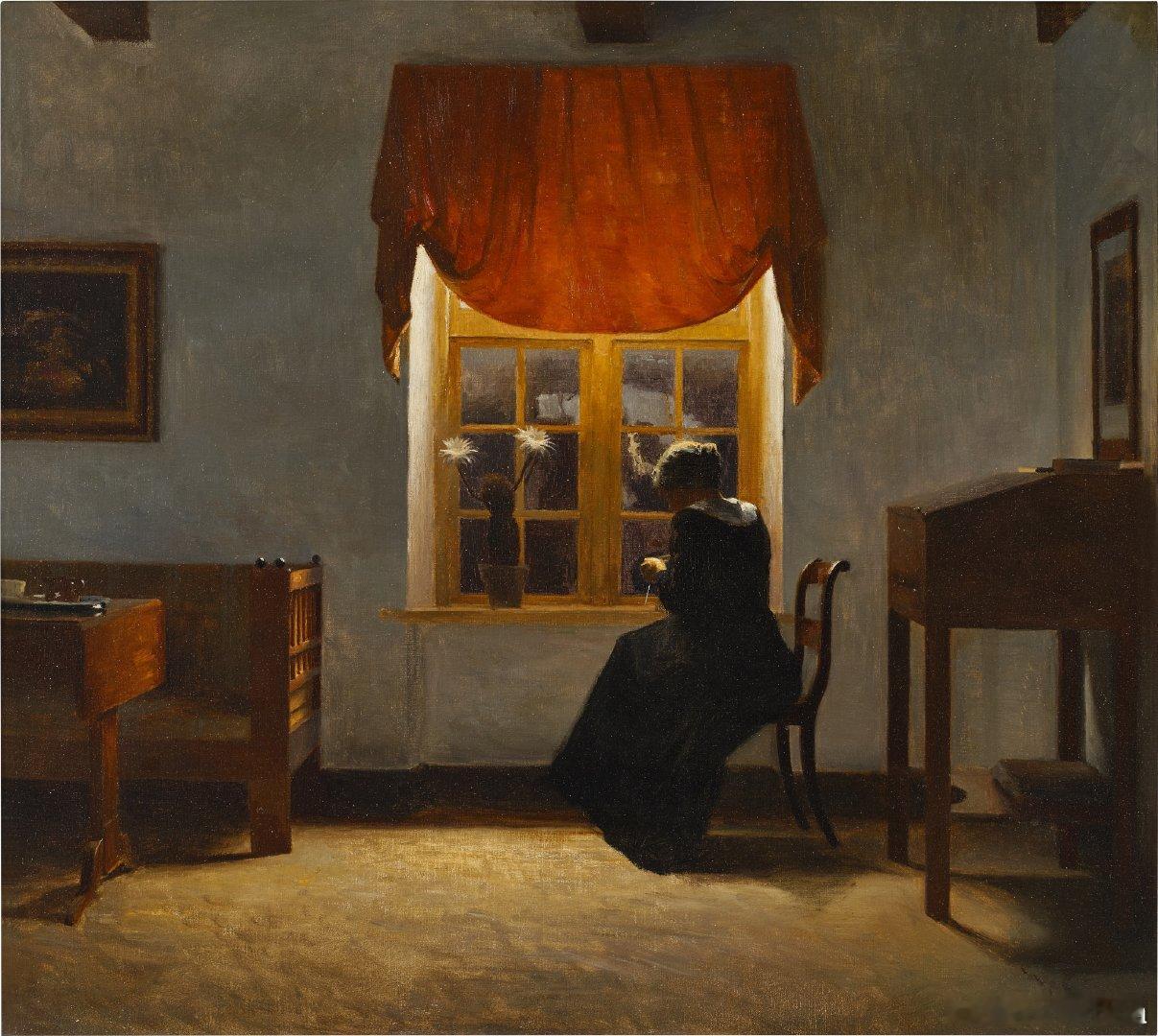西洋历史文化鱼缸[超话] 丹麦画家Peter Ilsted（1889 - 195