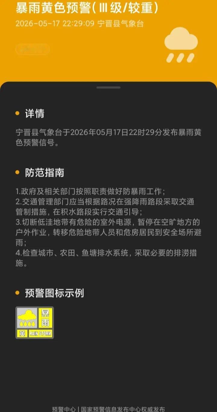 为啥明天不是暴雨！暴雨预警 暴雨蓝色预警 暴雨预警安全第一