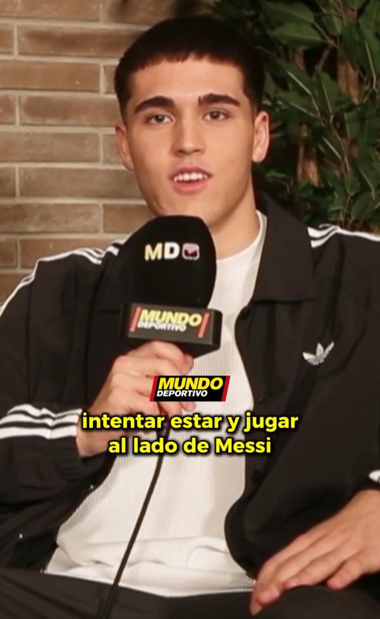 🇪🇸保罗·科帕尔西（Pau Cubarsí）接受《世体》专访🎙你最想和谁合