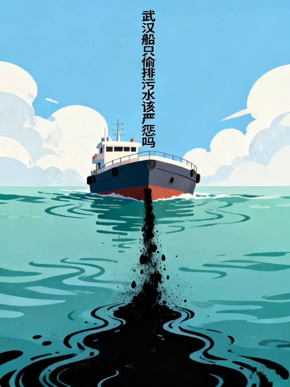 武汉最近查到的那几艘偷排生活污水的船，真的看得人火大。
船员图省事，把本该存到污