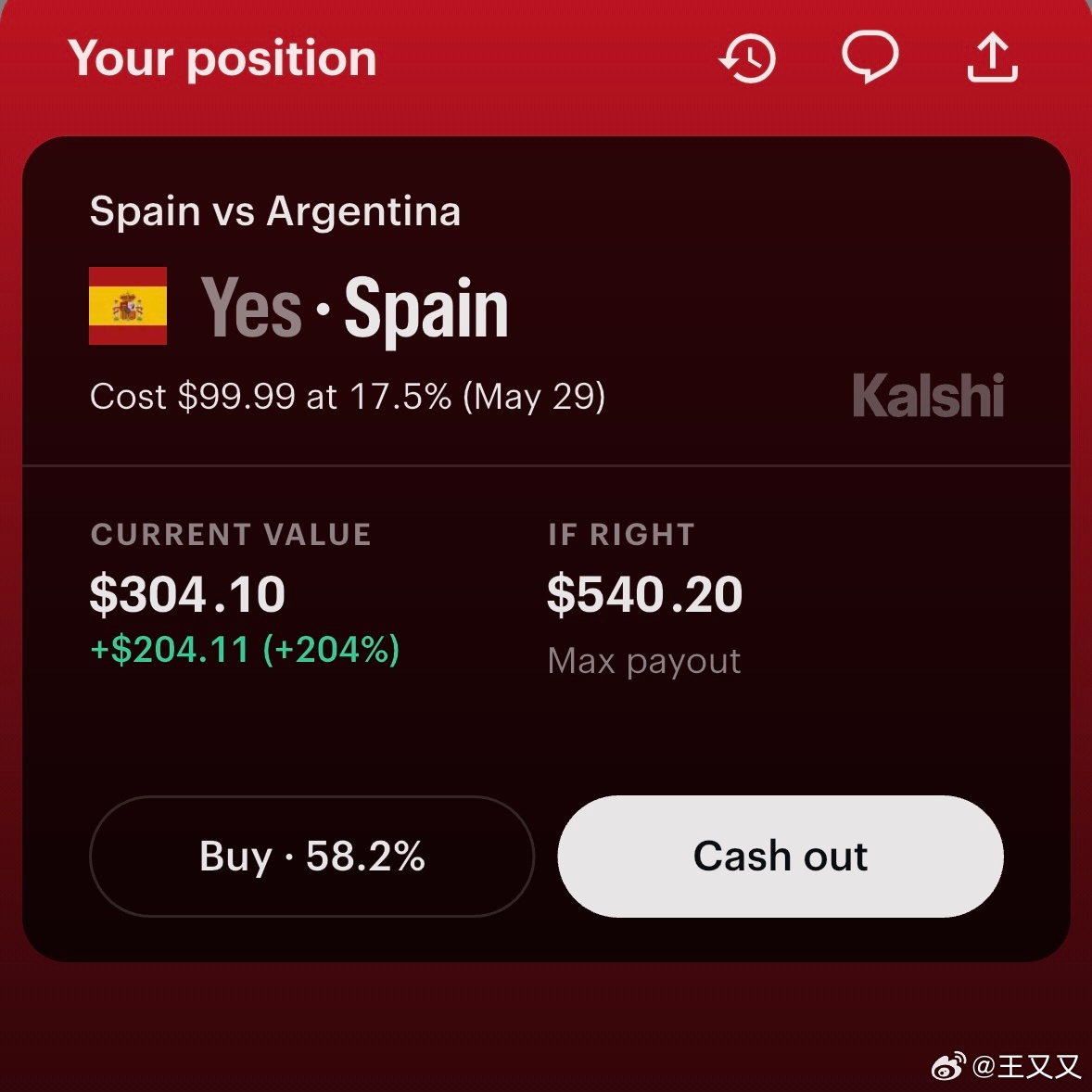 世界杯前押的西班牙夺冠🏆已经走到这一步了！！！🇪🇸板鸭冲啊啊啊 
