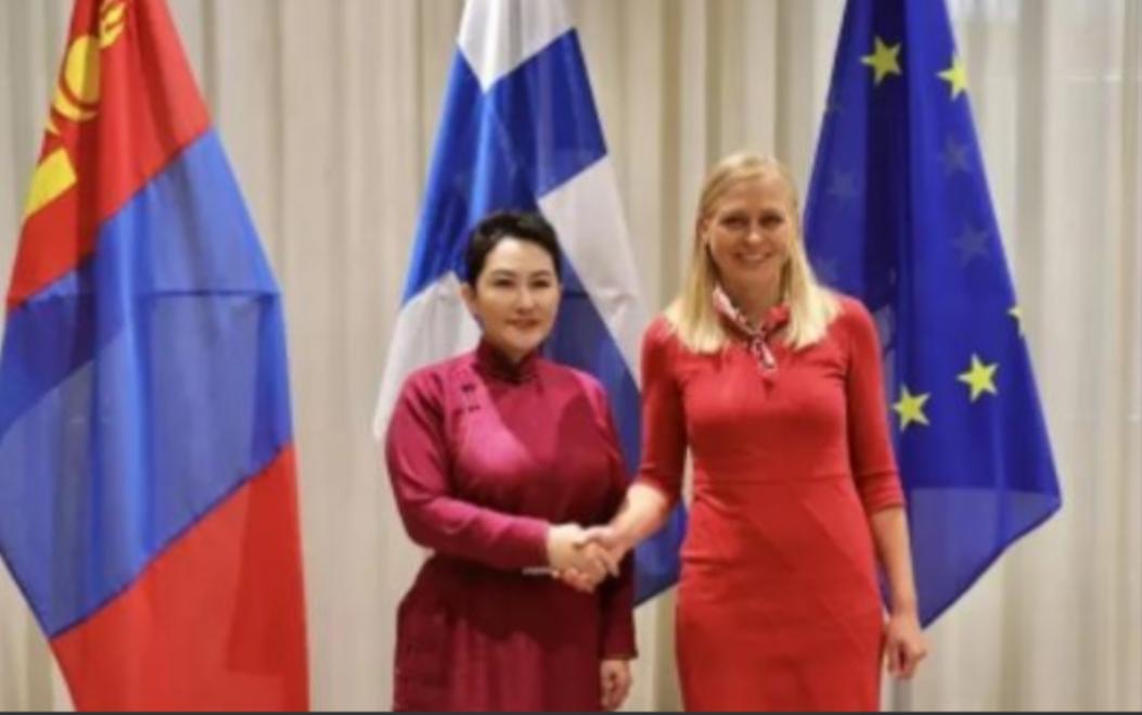 蒙古国可能要成为第二个乌克兰？据报道，蒙古国外长巴特策策格访问芬兰，双方发表联合
