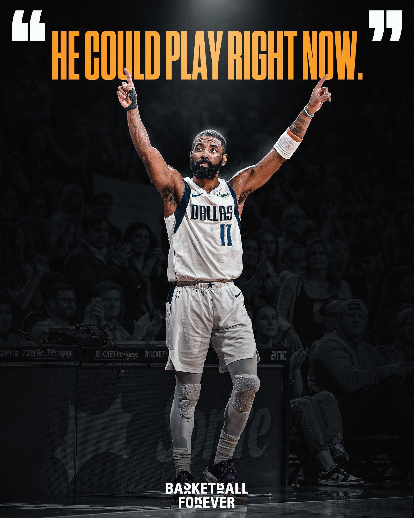 据马克·斯皮尔斯：“欧文正在为本赛季复出而积极训练……他身边的知情人向我透露，如