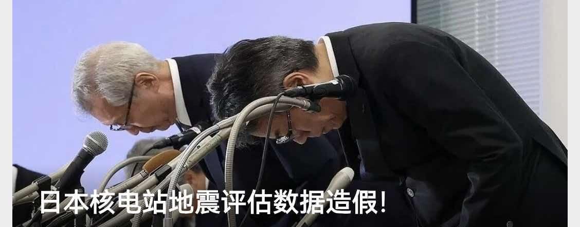 日本人又鞠躬了。
   据报道，在225项被怀疑存在问题的地震震动评估中，至少确