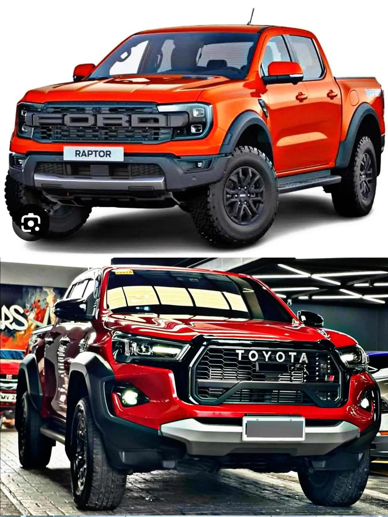 福特 Ranger Raptor VS 丰田 Hilux GRS