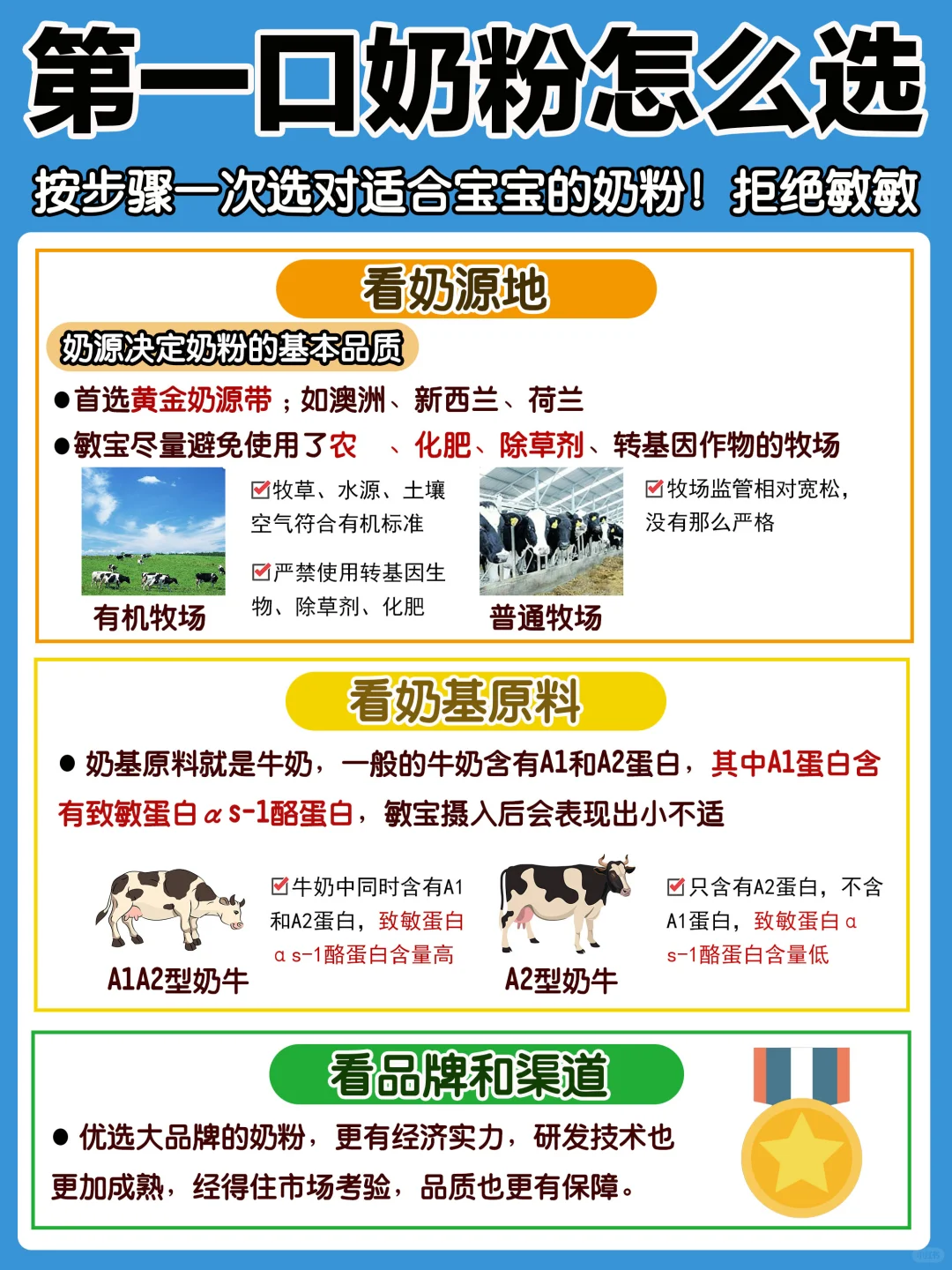 宝宝的第一口奶🍼必须要喝有机奶粉‼️