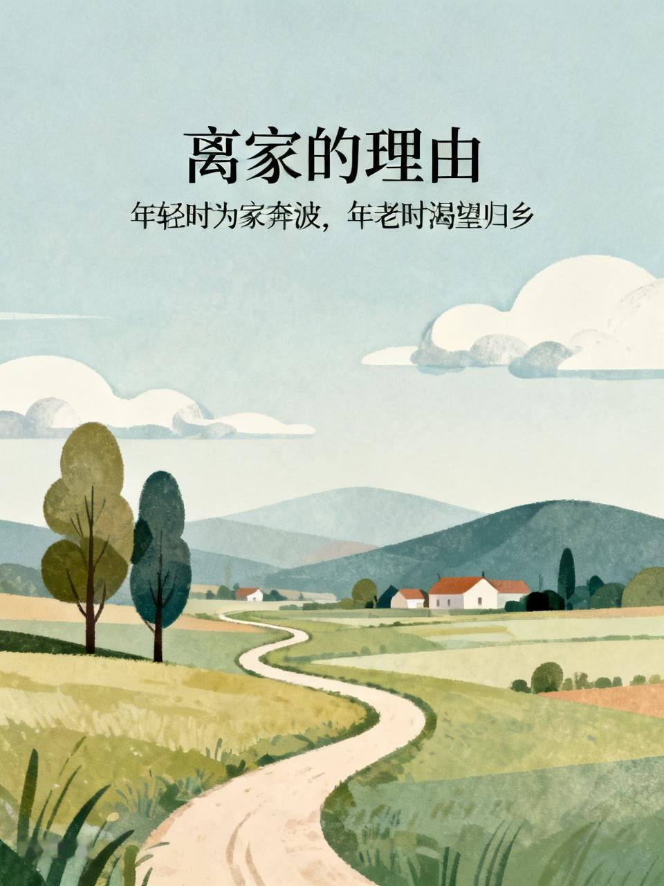 守在家乡收入微薄，扛不起一家人吃穿开销，无奈辞别故土与亲人。
奔波半生熬大了孩子