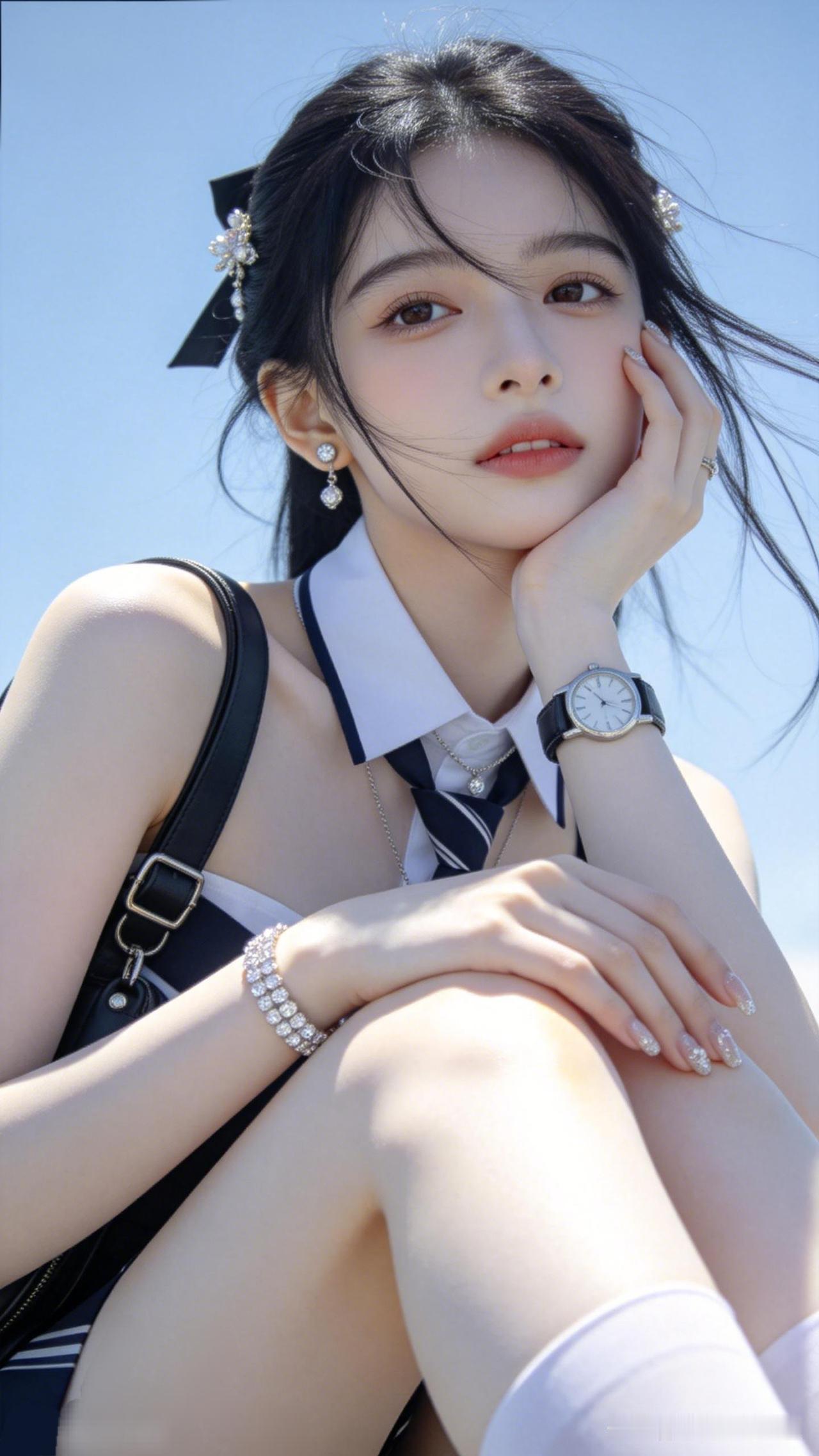 青春洋溢的校园风穿搭，甜美少女心满满！💕📚✨