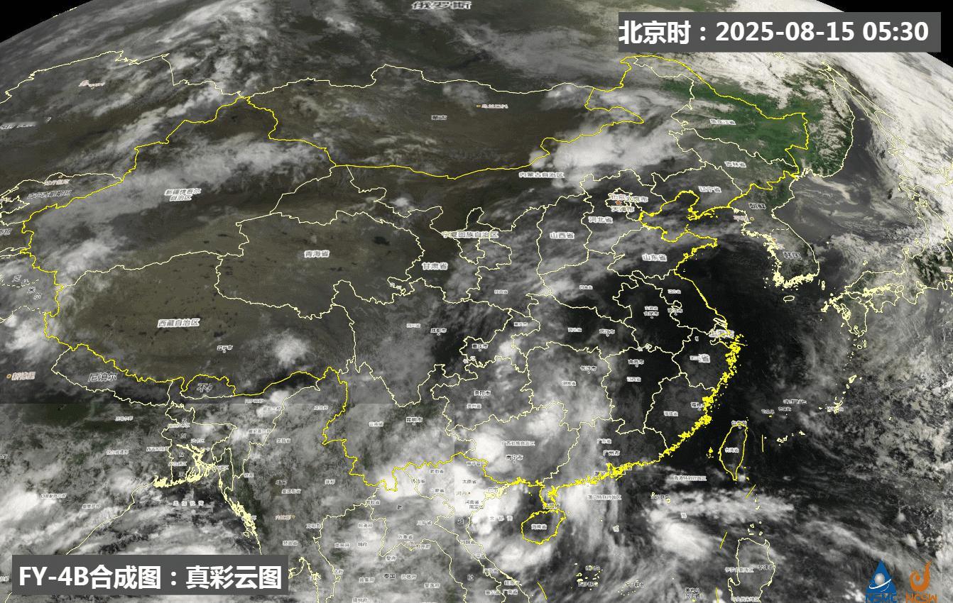 【云图雷达看天气】从今晨到上午的云图看，华东一带到西北太平洋上的晴空区，对应副热