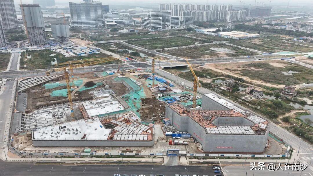 【横沥岛尖54班学校主体结构施工全面铺开】备受岛民关注的横沥岛尖54班九年一贯制
