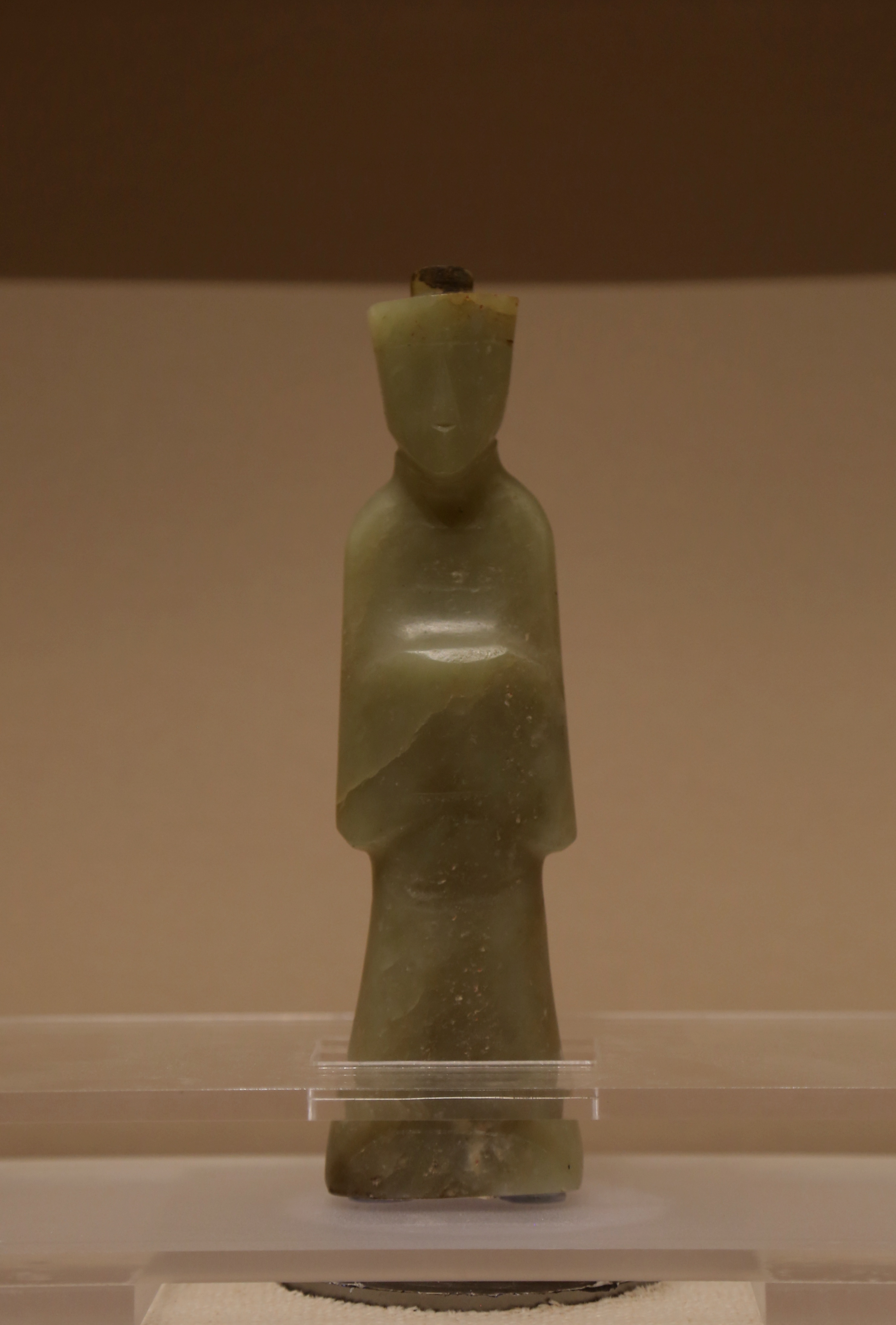 河南开封市博物馆藏开封杞县出土的汉代玉翁仲 