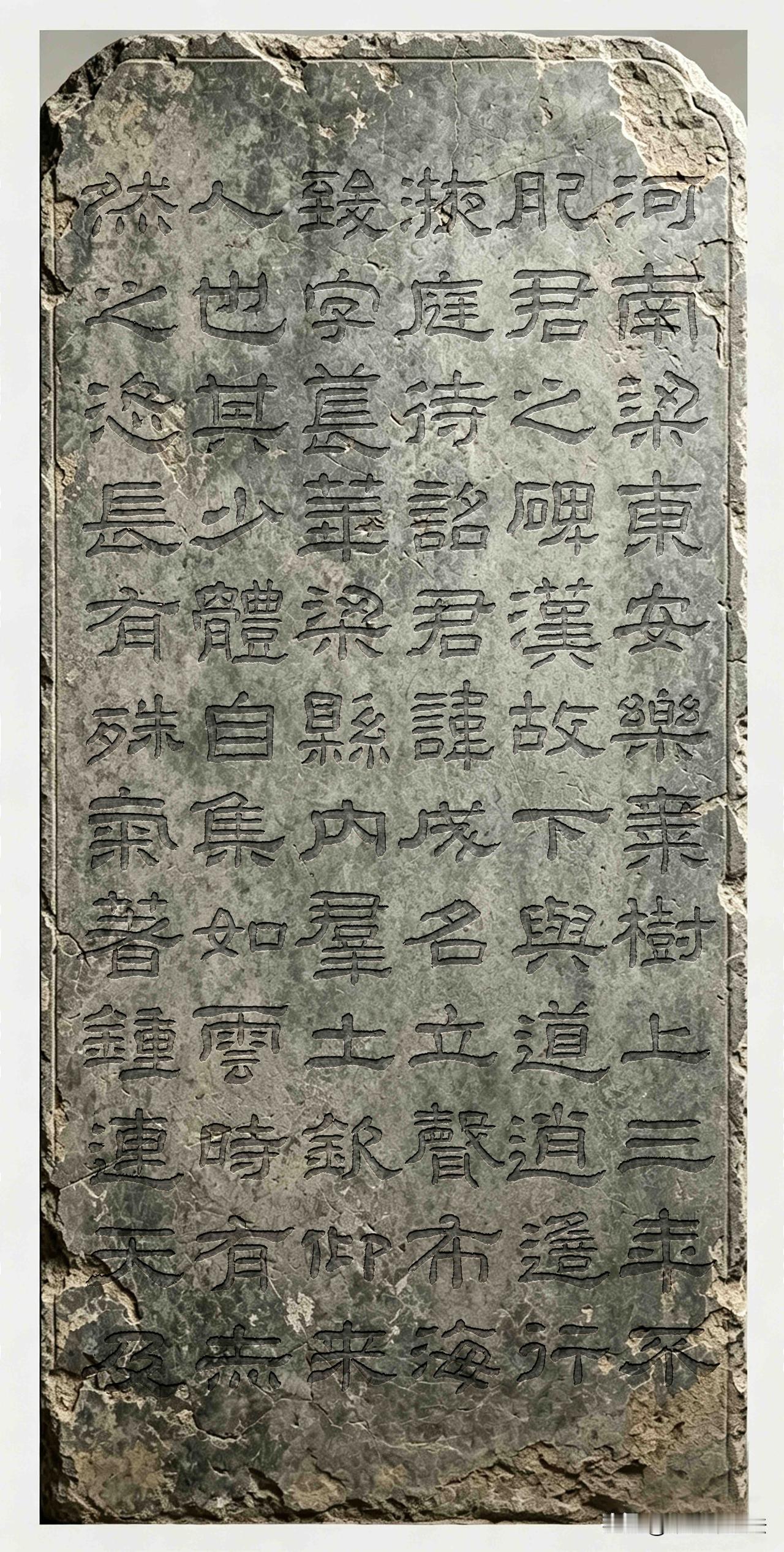 临《肥致碑》