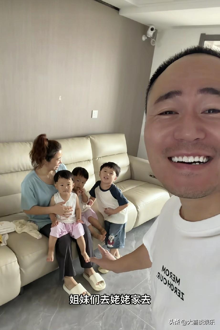 又刷到网红小韩一家了，
还说自己没钱，
这大商务车来着，大房子住着，
还在卖惨，