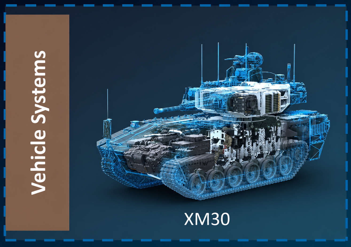 军事ai新视野 两款XM30的AI图，莱茵金属领军的XM30“猞狸”（图1，摘取