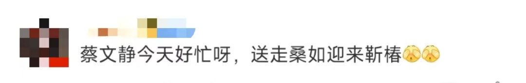 蔡文静送走桑如迎来靳椿蔡文静今天好忙啊！和陈靖可的新剧《遇人不熟》这边刚杀青，和