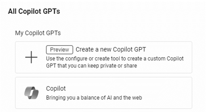 微软将于 7 月 10 日移除 Copilot GPT 定制功能 [允悲][允悲