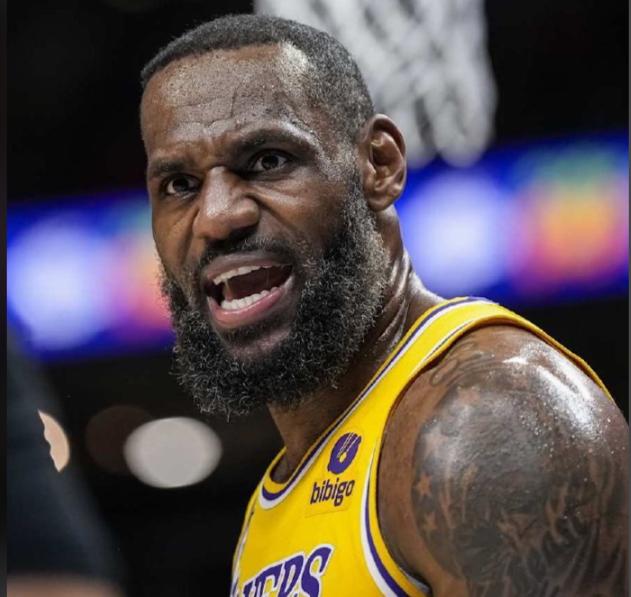 詹姆斯今天很生气啊，直接叫安保了
今天湖人和篮网的比赛，中场打完两队球员都返回更