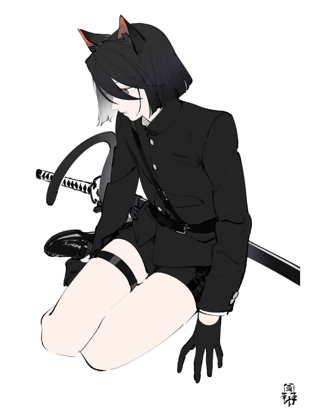 插画鉴赏｜丝滑的人物动态画师 風李たゆ 