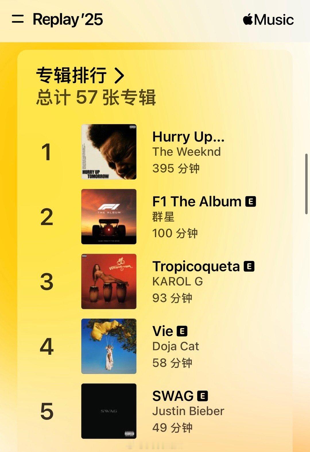 ☕️🎵是无法概括出哪一种氛围，却具体到“抽出每一首歌都能表达我2025年”回忆