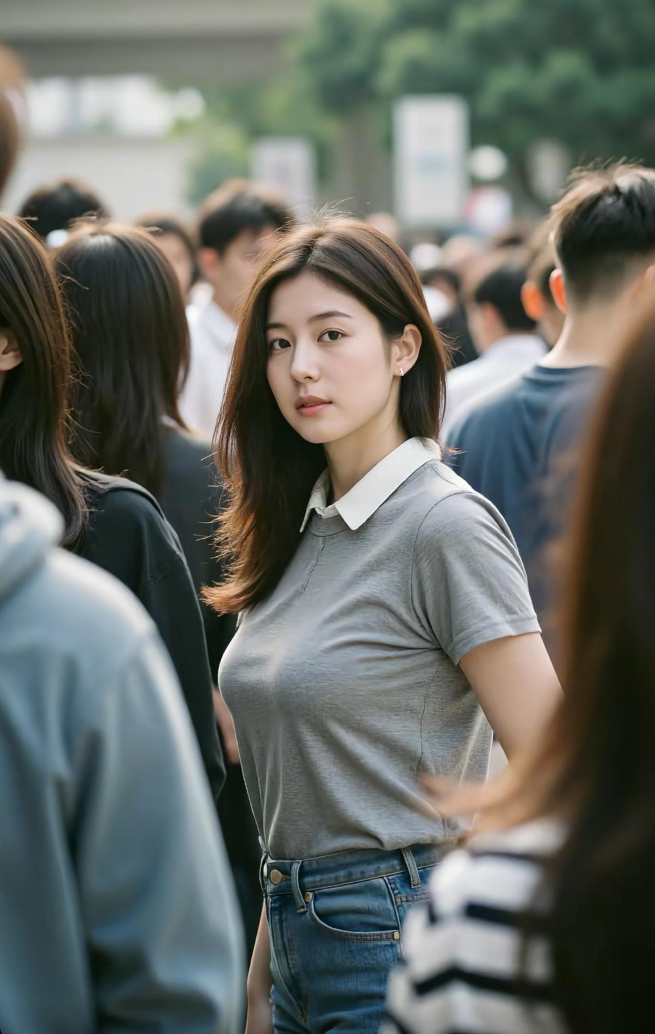 也许就在人群之中，偷偷看了你一眼。