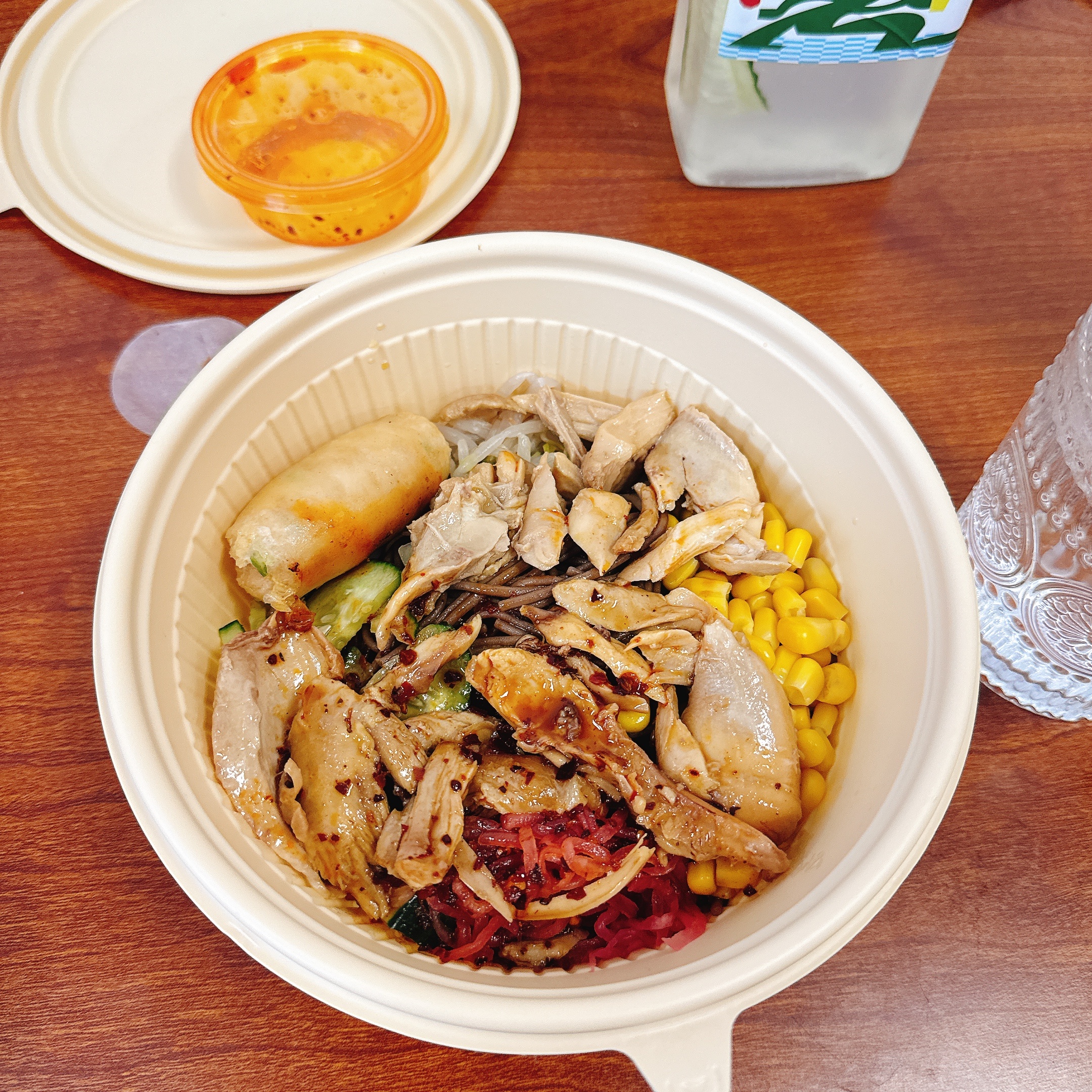 fitbee的这一款简直是很一般还是效率卷好吃！早知道不点这个什么鸡胸肉荞麦面了