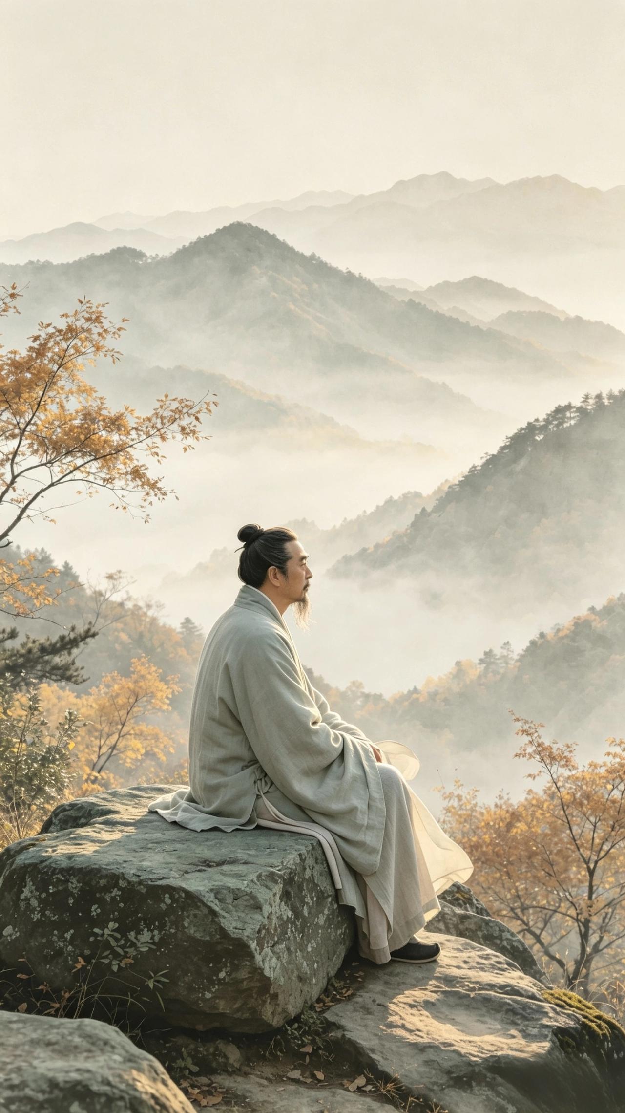 人到中年提笔写七律，半生感慨，尽在诗中
 
年轻时总向往奔赴远方，追逐轰轰烈烈的