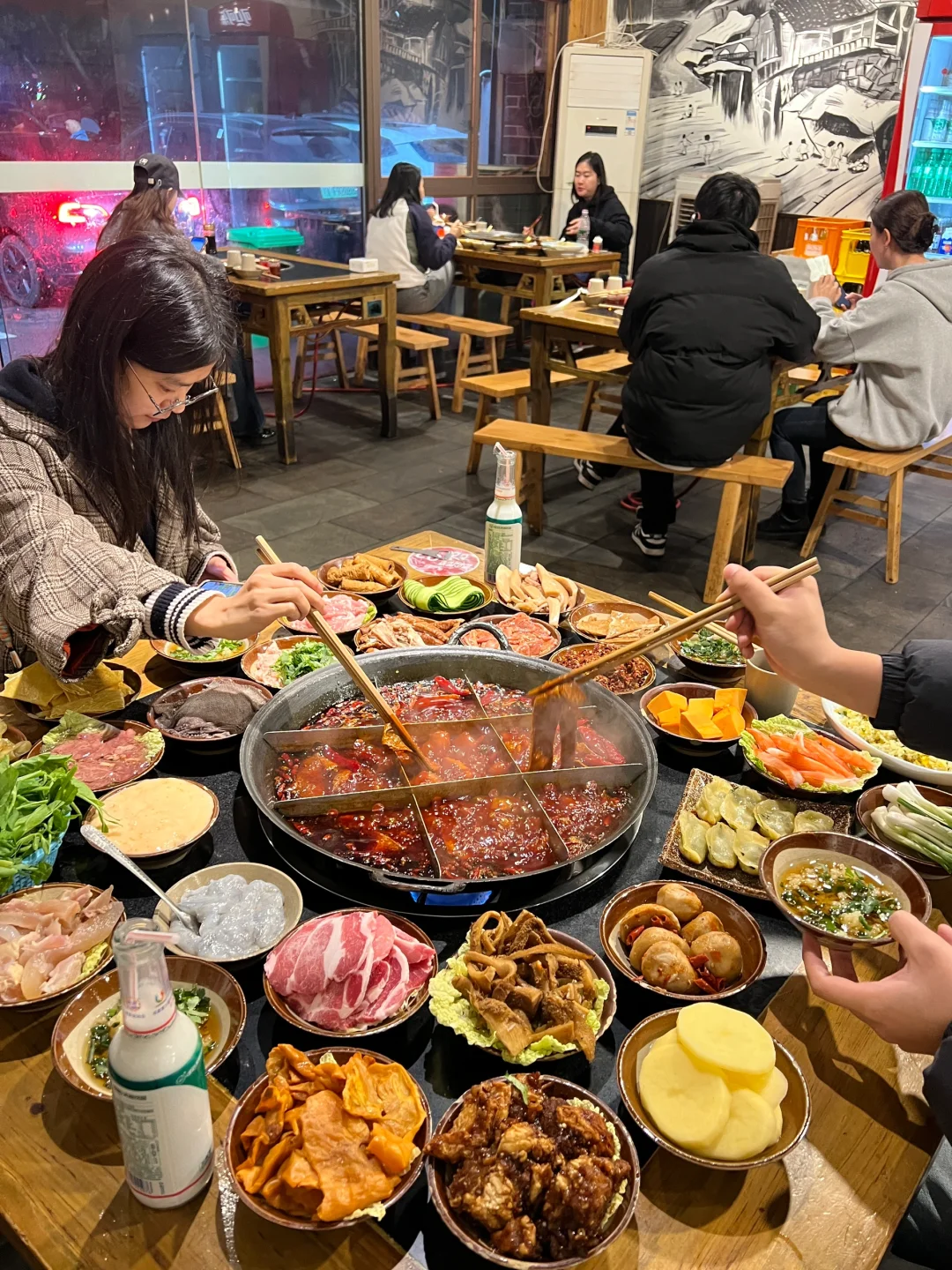 感谢鸡哥🙏近期吃过坠满意的一顿老火锅。。。