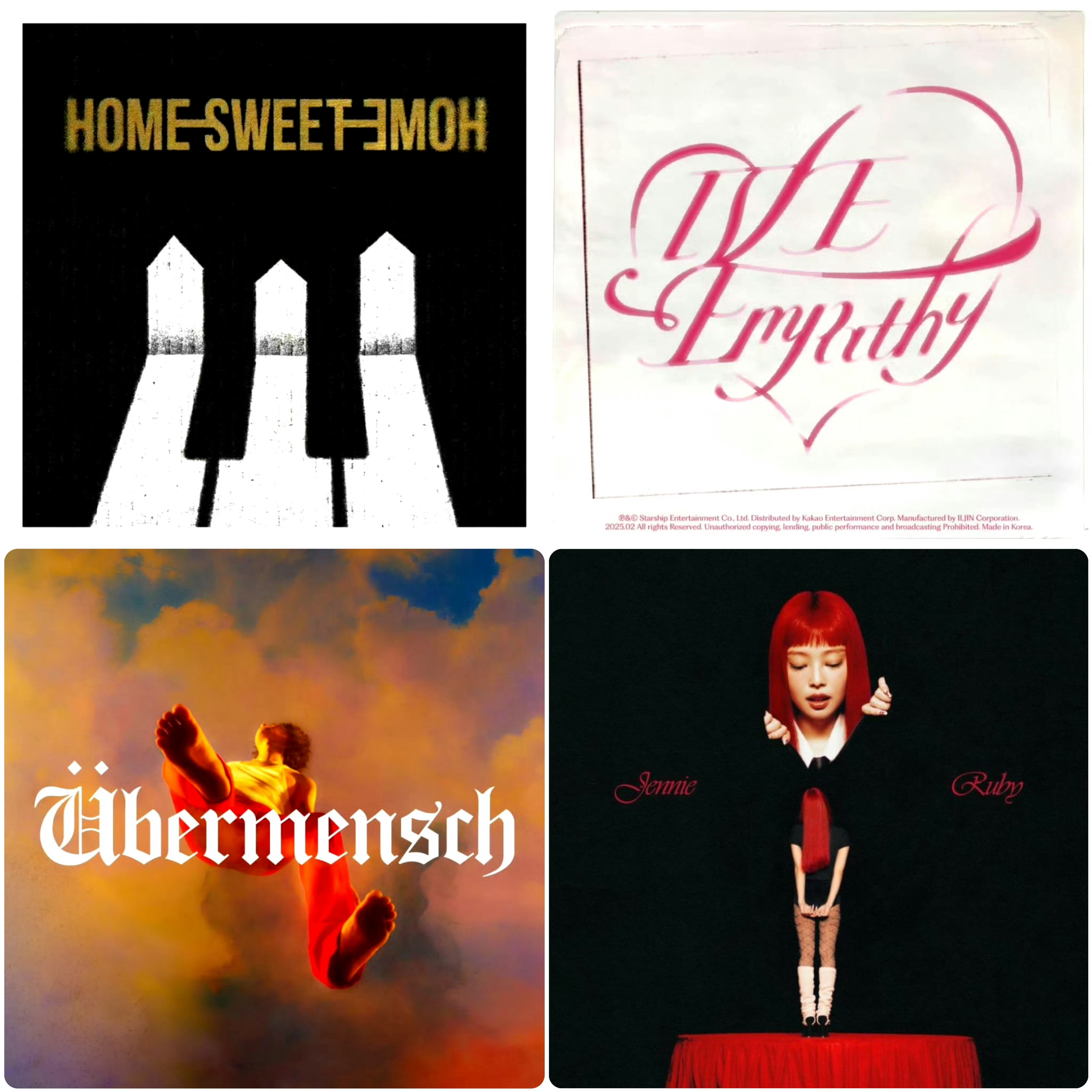 2025年登顶Melon日冠的歌曲🥇 权志龙《HOME SWEET HOME》