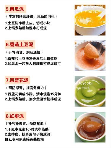 6-7月龄宝宝辅食食谱推荐，每月龄宝宝怎么吃转载每月龄宝宝按这个顺序吃，降低宝宝