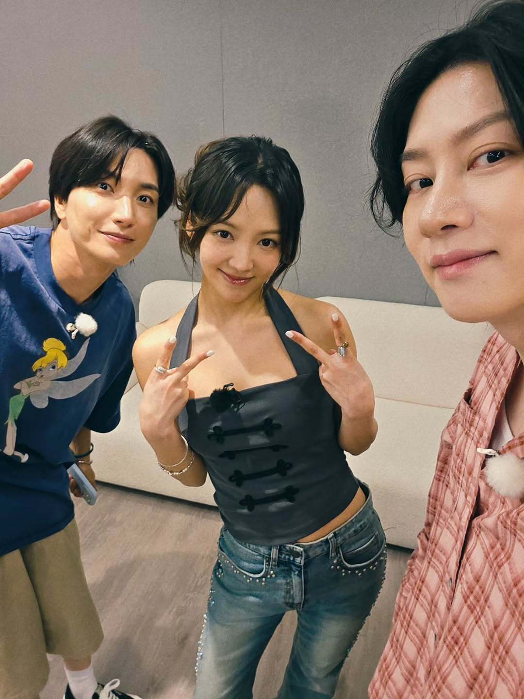 “CB百蓝_。260716金希澈 IG更新：见到了少女时代的孝渊前辈😁也会支持