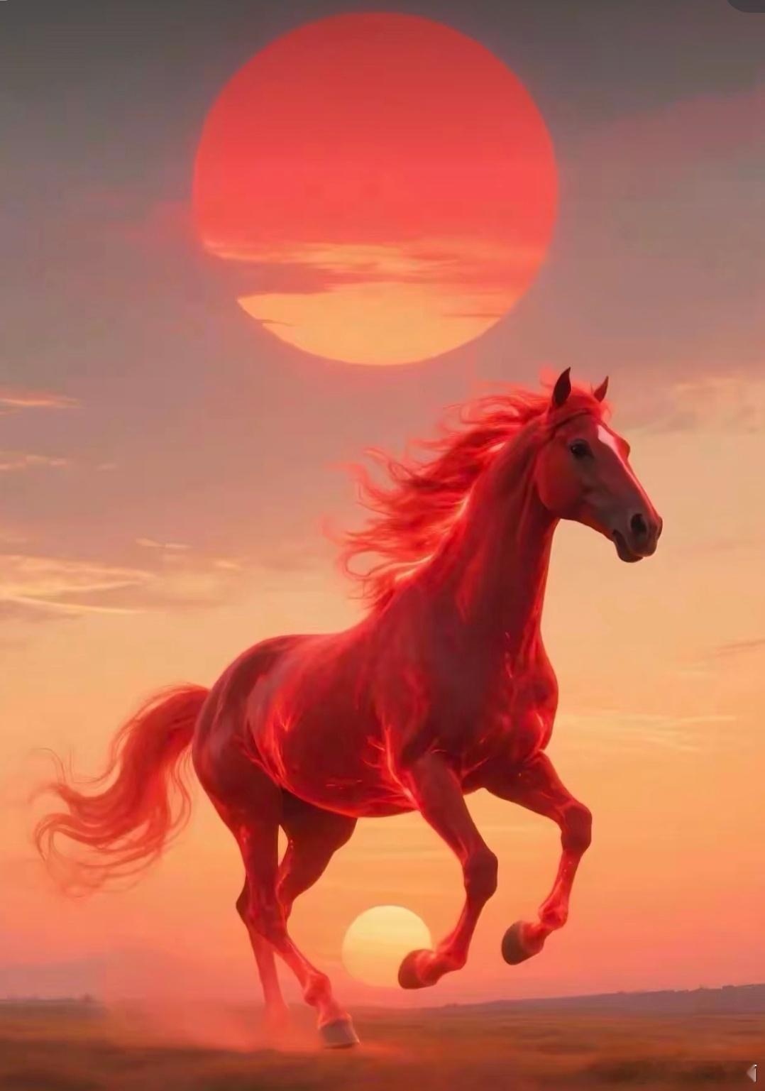 在马年里，这匹赤焰红马将为你踏平坎坷路，让你在26年一马平川，所向披靡。点赞，下