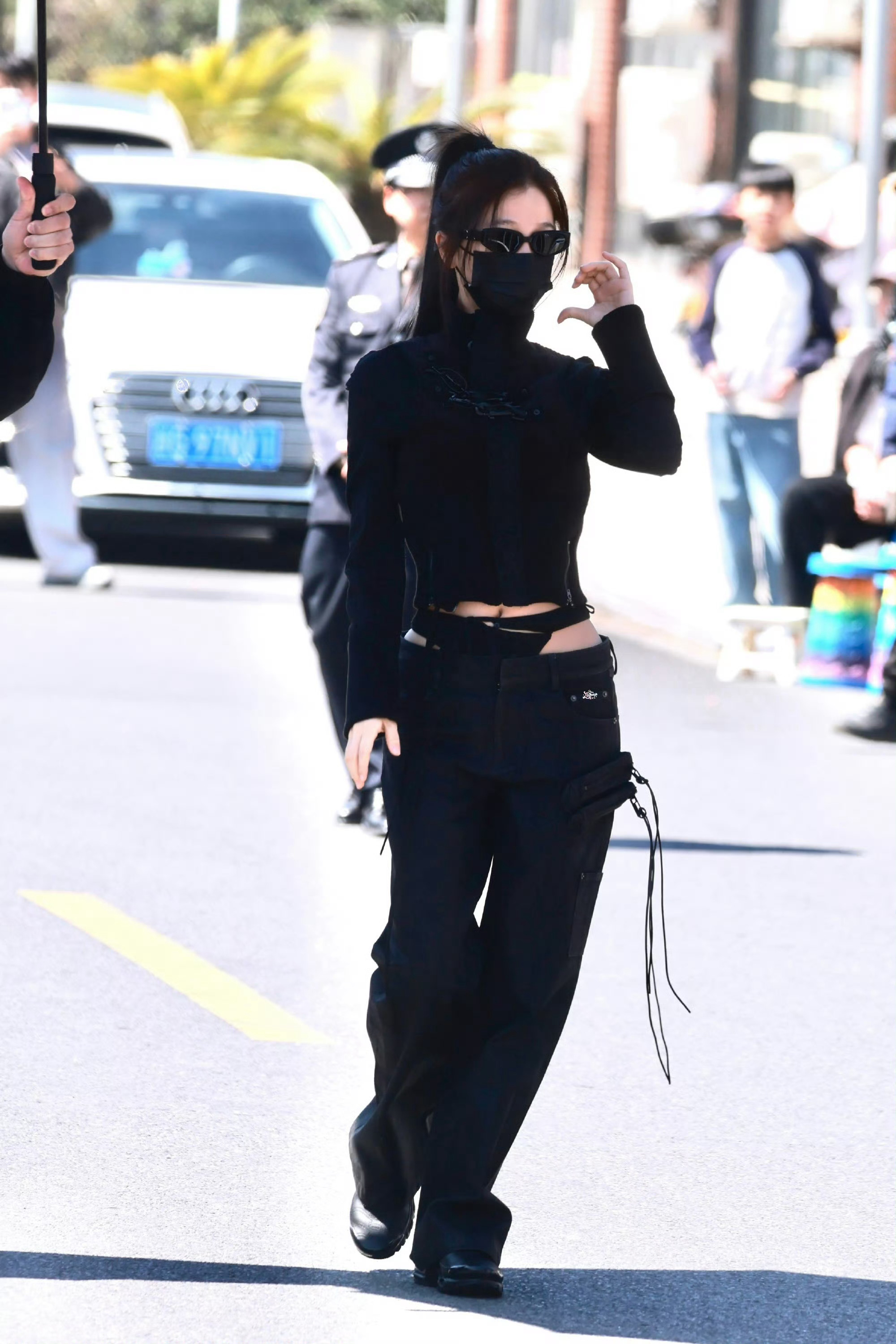 虞书欣 今日帅气高马尾！ 