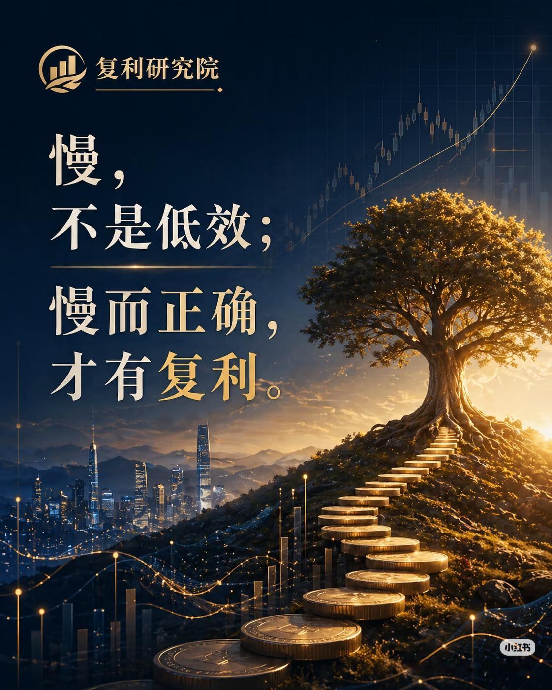 慢，才是最快的财富捷径
 
大多数人都误解了赚钱这件事。
 
总以为要追热点、抓