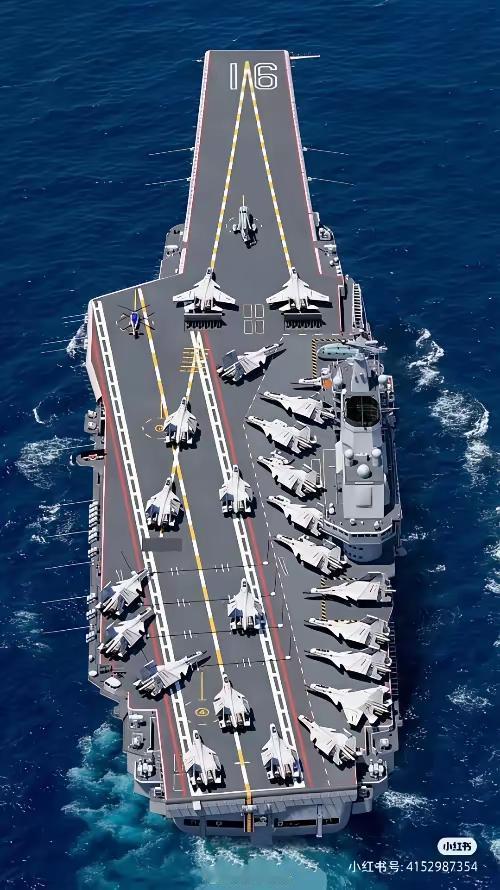 欣赏一组东大航母满载的震撼图片。期待福建舰满载画面，绝对更加震撼。