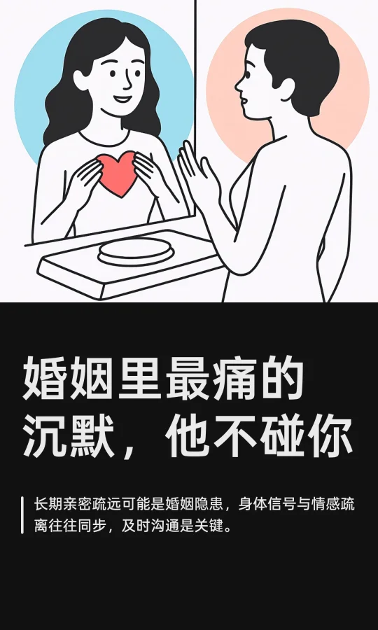婚姻里最痛的沉默，他不碰你
