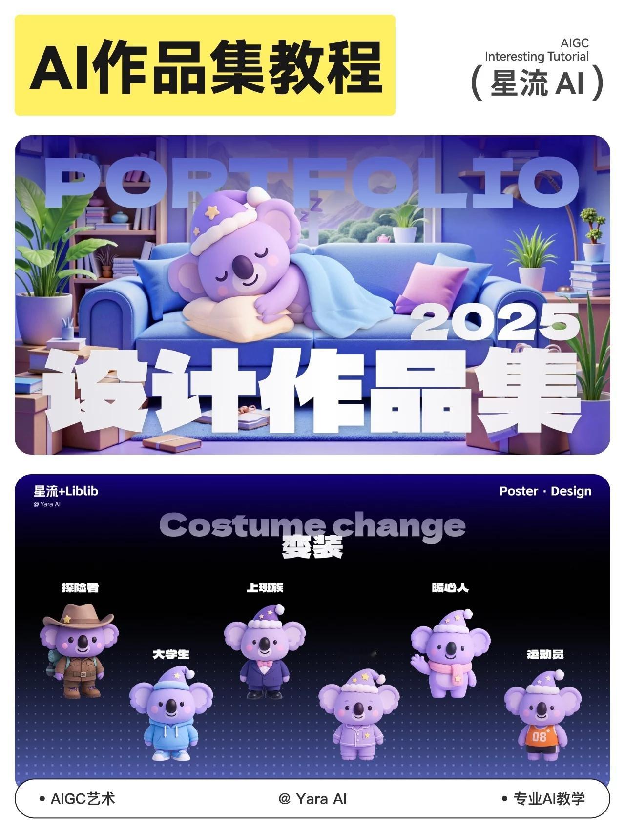 ai创造营 高效打造专业AI作品集！核心方法和关键词都在这 ​​​