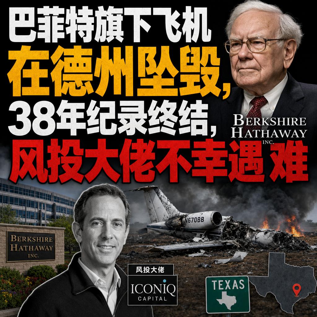 突发！巴菲特旗下私人飞机巨头NetJets的38年“零致命事故”神话，被一场德州