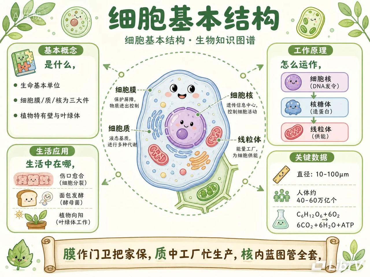 🏭原来你是一座行走的细胞工厂！。你以为细胞就是个课本上的小圆圈？错！它是一座精