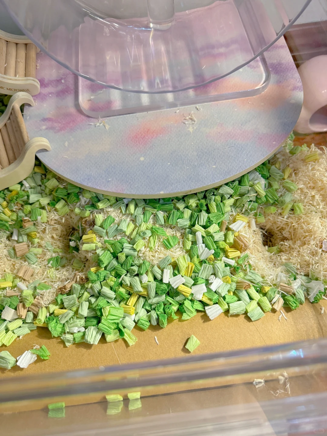 分享一下我家小鼠打的非常完美的洞