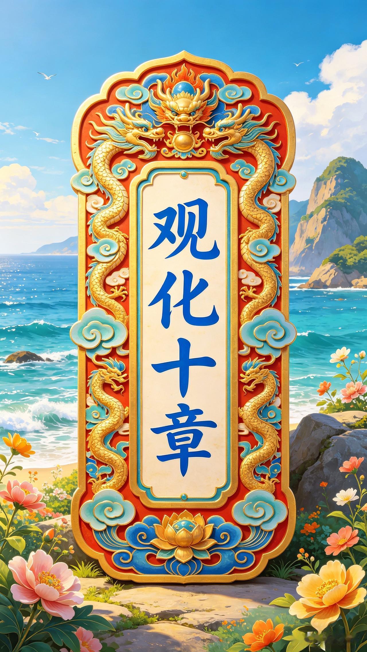 《观化十章》

暑往寒来岁自流，花开花落两由之。
风前残烛休矜焰，雪底萌蘖莫叹迟