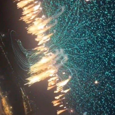 今年国庆，浏阳烟花秀美上热搜，真可谓美到“next level”！10月2日晚的