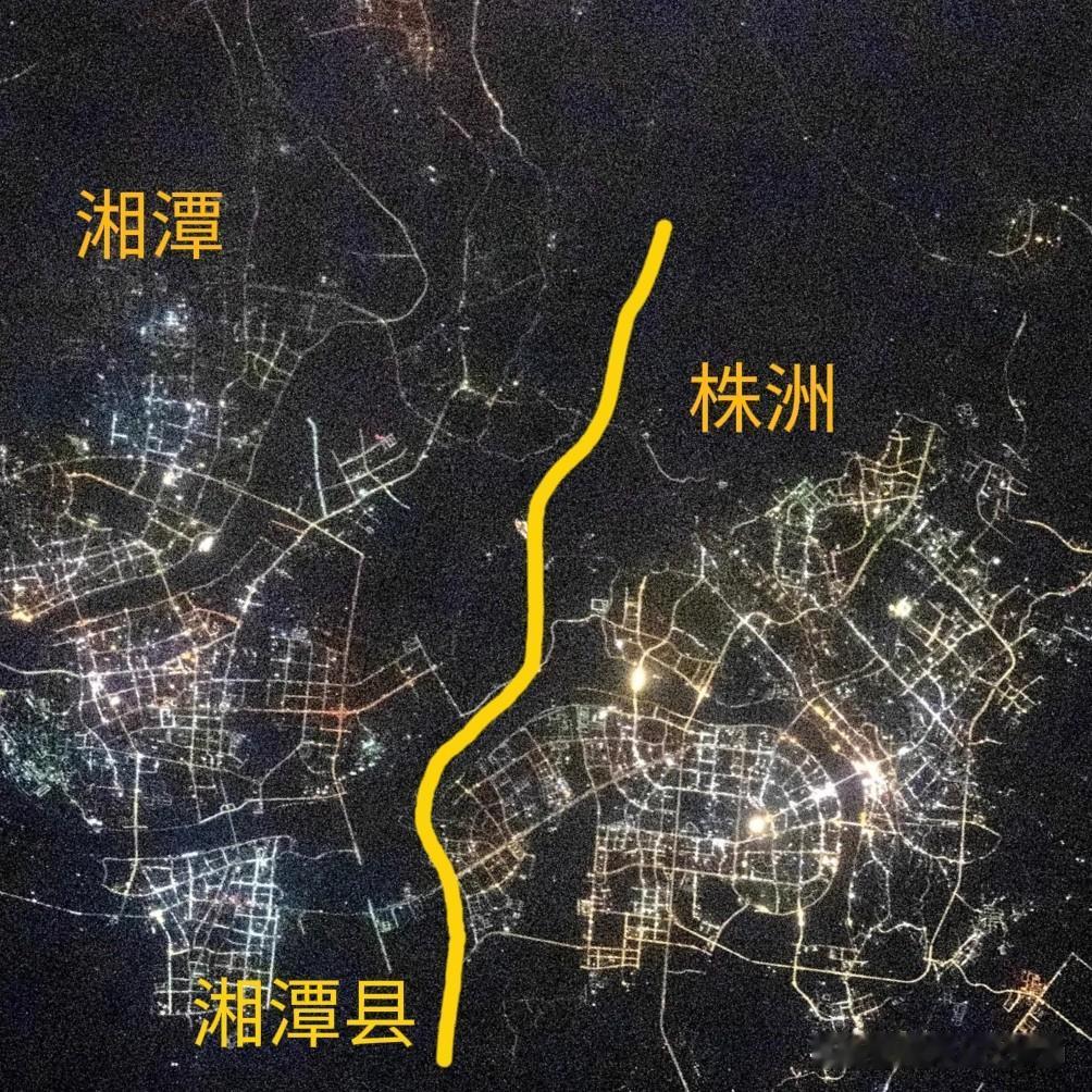湘潭与株洲有多近？
湘潭修建一条二环线都能修到株洲家门口，离天元区就差不到两公里