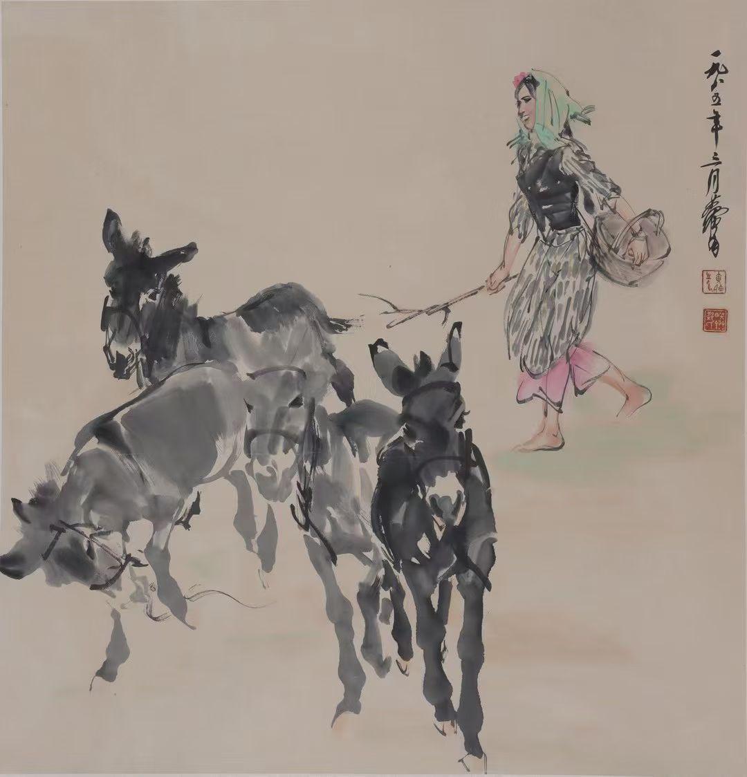 黄胄少见的精品，喜欢收藏的朋友敬请询价[碰拳][碰拳]