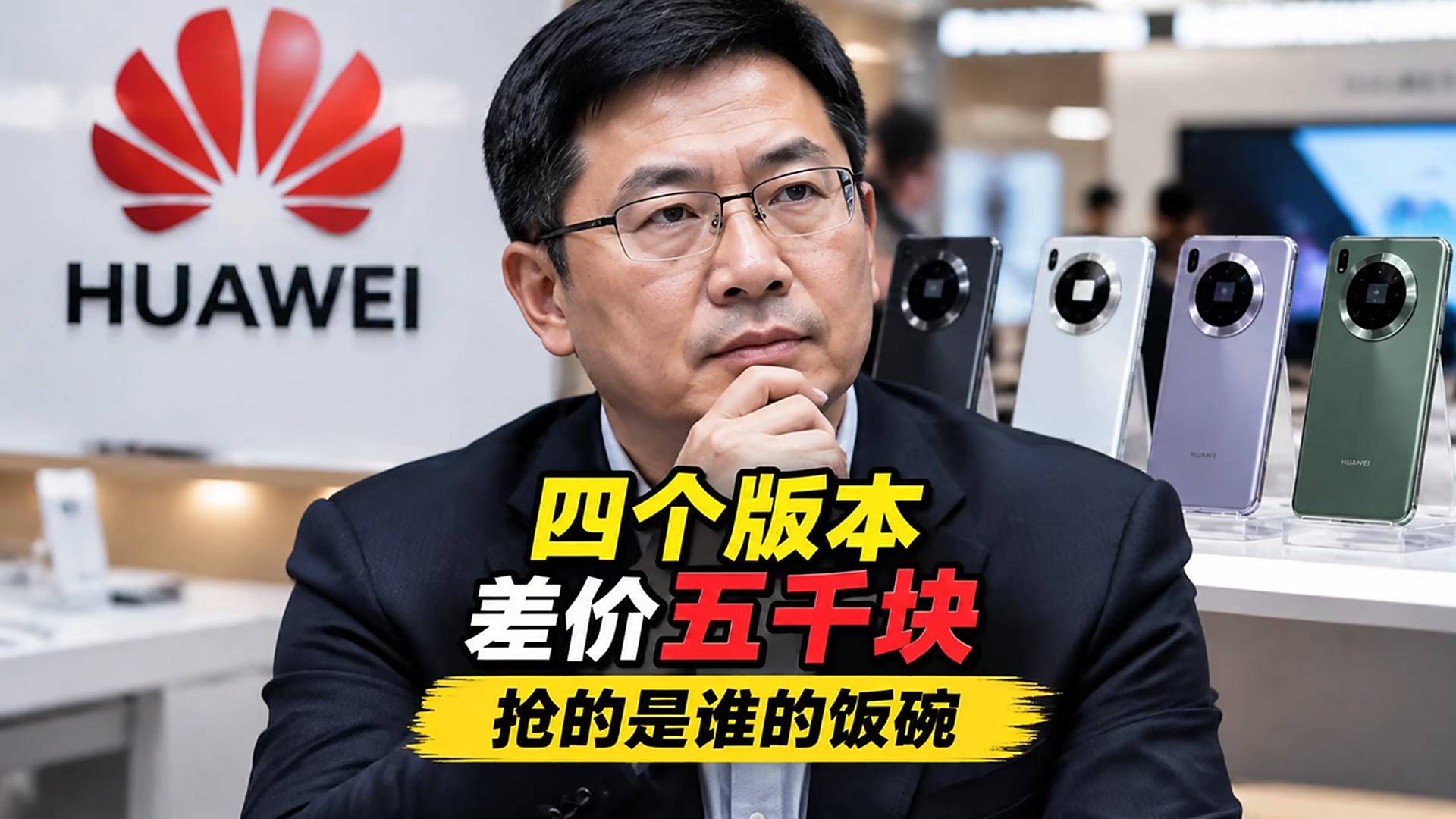 华为Mate90四个版本差价五千块，抢的是谁的饭碗