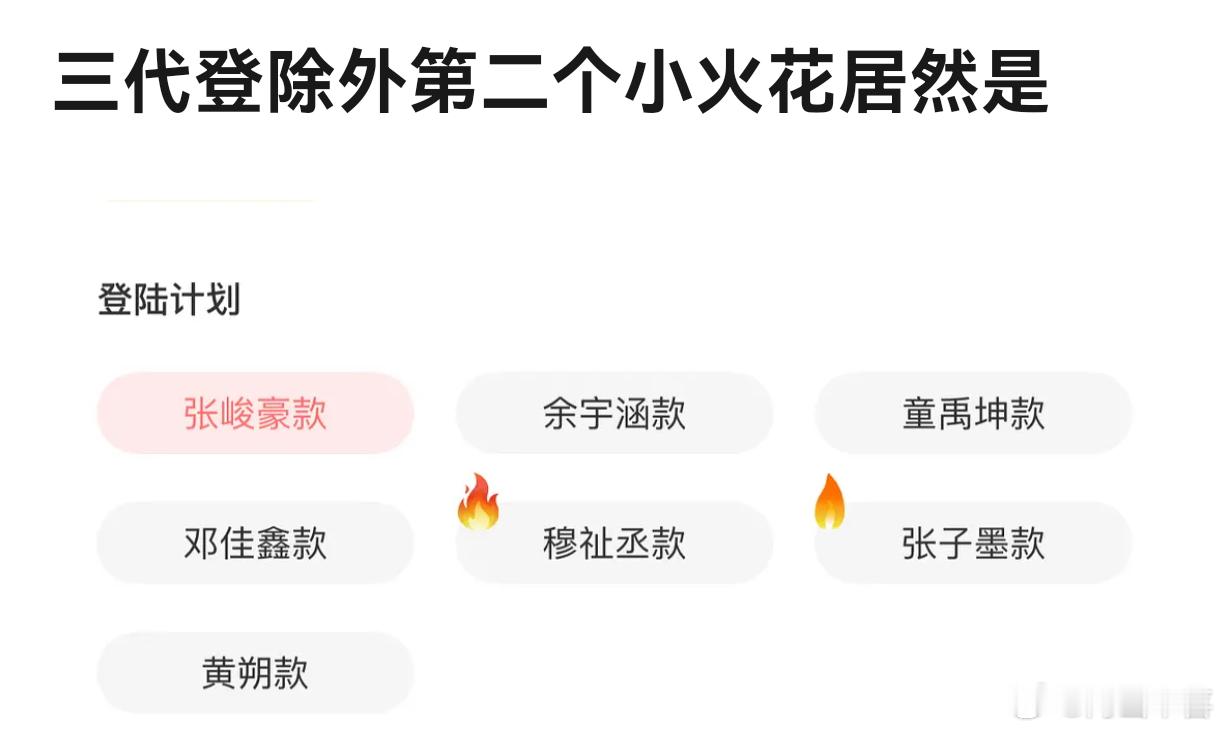 张子墨人气居然比张峻豪高厂牌第二个有火的 