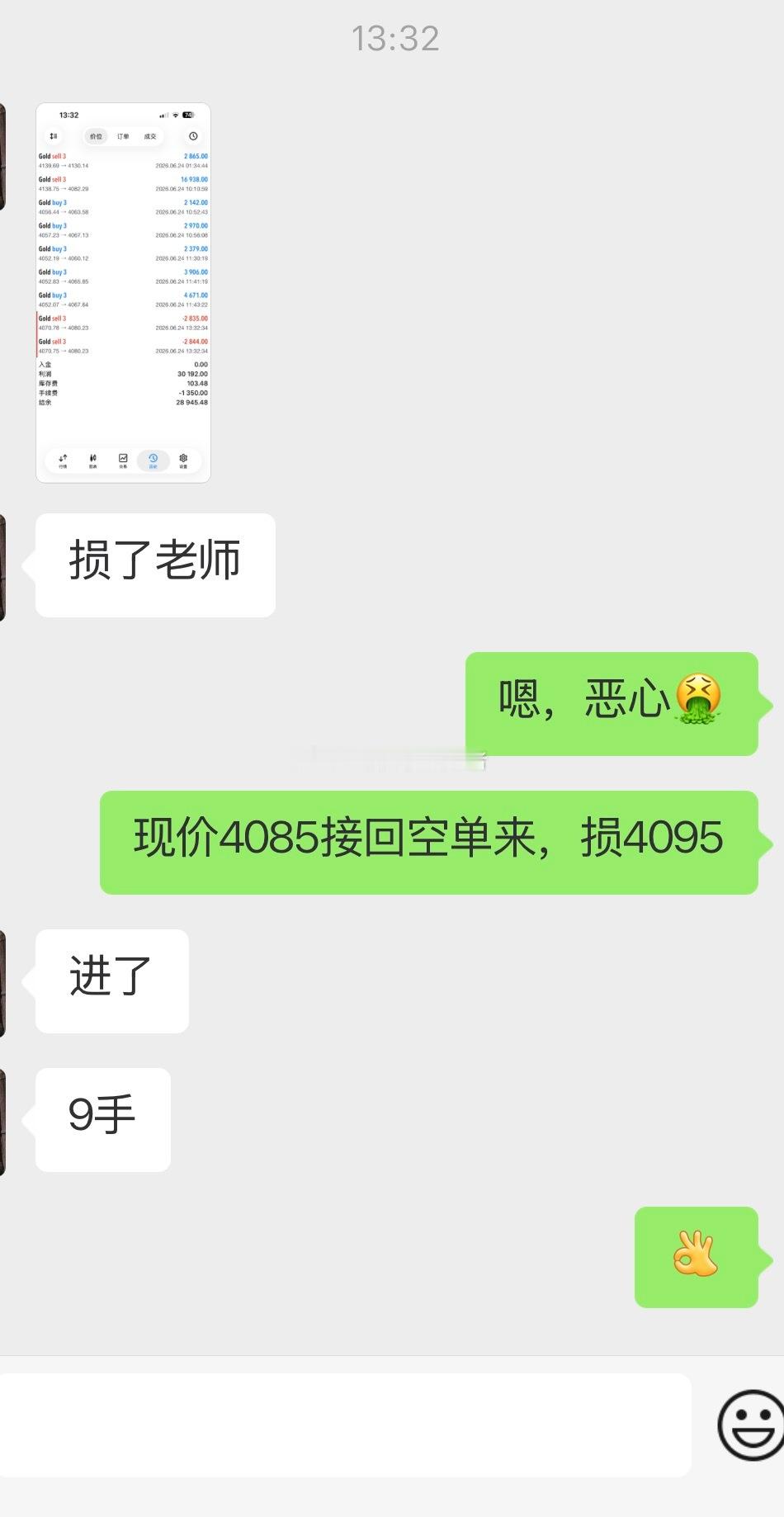 黄金  黄金布局4085做空，目前获利百点，实盘已经减仓，这波空单价格有些快，微