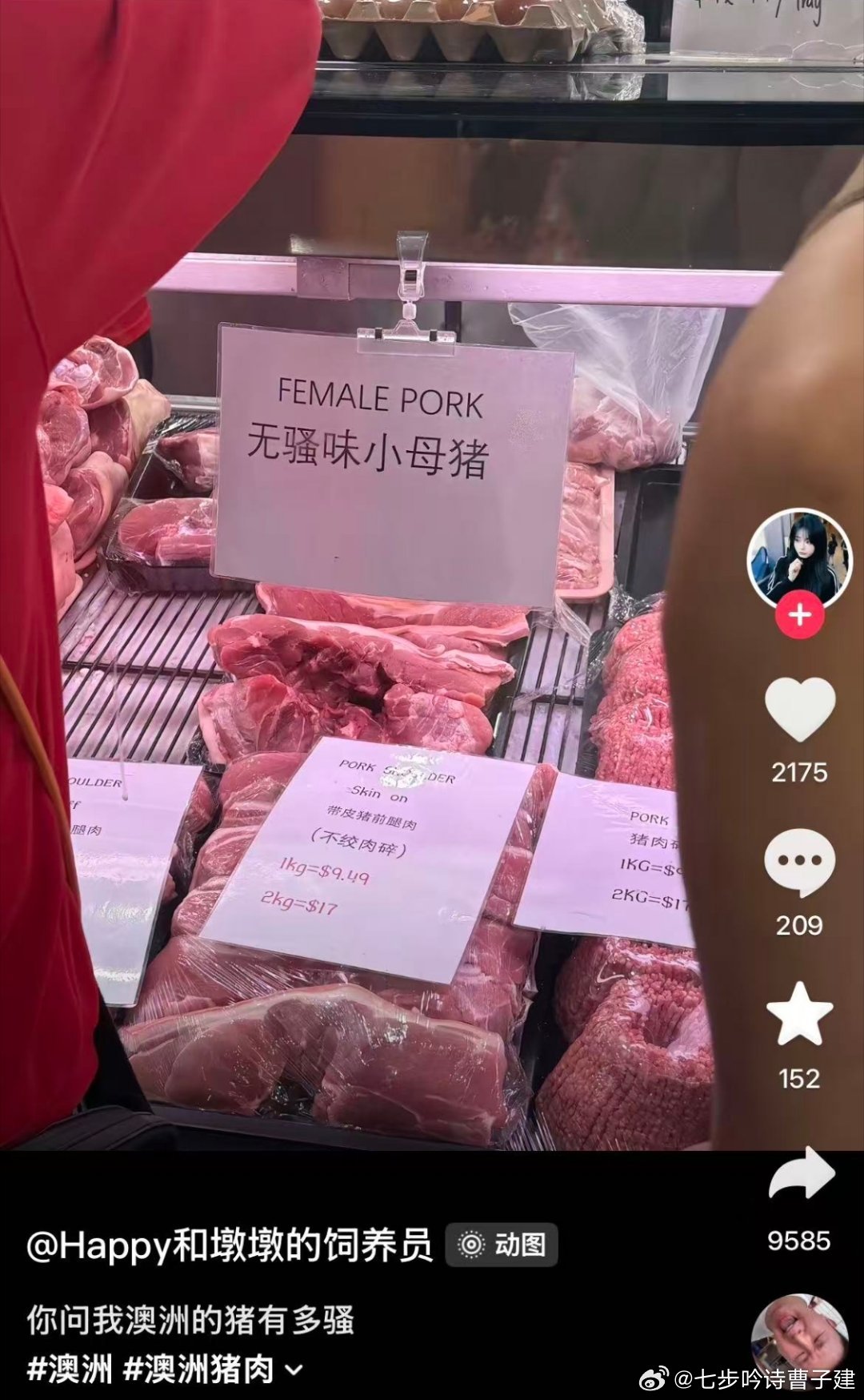 论品鉴猪肉骚味我想起来英国博主 